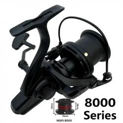 Grands moulinets de pêchemaximale 20KG puissant moulinet de pêched'eau douce d'eau salée série 6000 