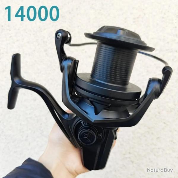Grands moulinets de pche Spinning 8000 9000 10000 12000 moulinet puissant pour la pche  la carpe 