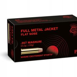 Munition Geco FMJ 10.2g 158gr - Cal. 357 mag x2 boites