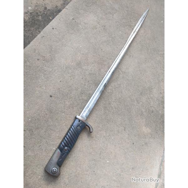 Baonnette Sg98 nA sans fourreau modle export pour l'Amrique du Sud