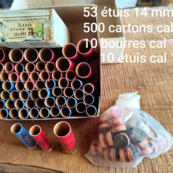 lot rechargement 14 mm et cal 12