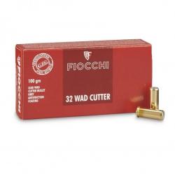 Munitions Fiocchi 32 S&W 100grs LWC boite de 50