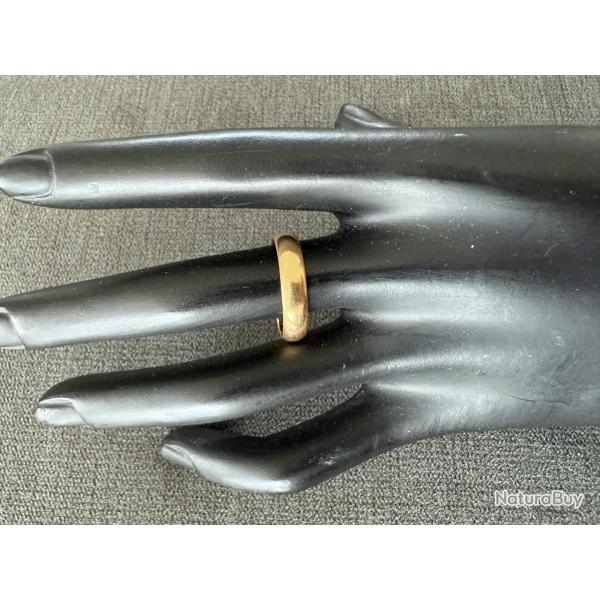 Bel anneau or 18 carats - taille 62 - bague - alliance