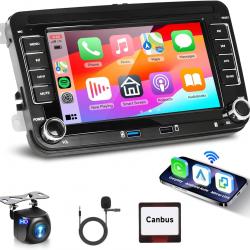 Autoradio 2G+64G Android pour VW Golf 5 6 Passat Polo Tiguan Touran Caddy Skoda Seat 7 Pouces Autora