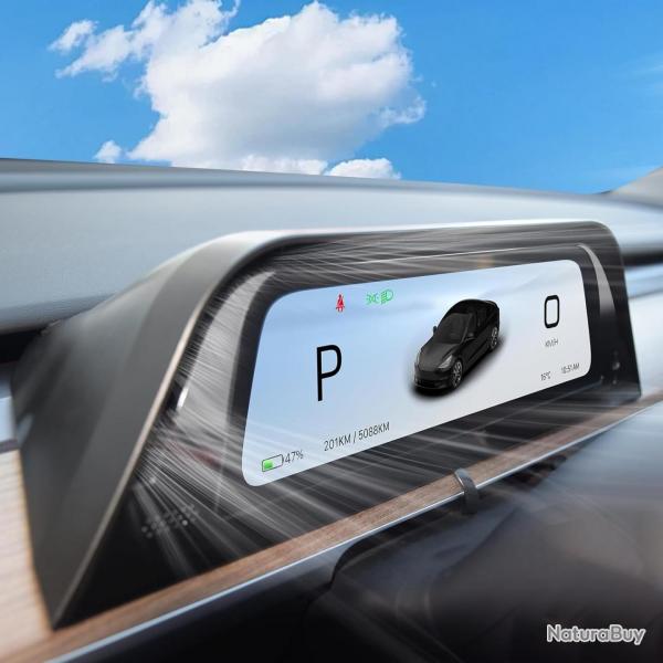 Heads Up Dispaly for Tesla Model Y 2019-2024 & Model 3 2017-2023 9.66" Screen - Upgraded No AC Vent