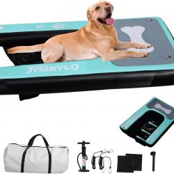 Rampe d'eau gonflable pour chien et chat - 150 x 100 cm - Pour chien et chat - Jusqu'à 100 kg - Pisc