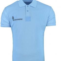 Polo Gendarmerie bleu Manches Courtes respirant COOLDRY avec velcro S