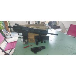 lot airsoft type 416 C, base Lancer Tactical, non fonctionnel