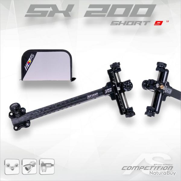ARC SYSTEME - Viseur SX200 SHORT 9" BLEU DROITIER (RH)
