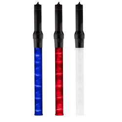 Bâton Lumineux Clignotant Impact Defender - Rouge ou Bleu - Fonctionne à Piles - Sécurité et Visibil