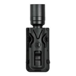 Porte-lampe Polymère Orientable VEGA - Noir - Rotation 360° - Fixation Sécurisée et Pratique