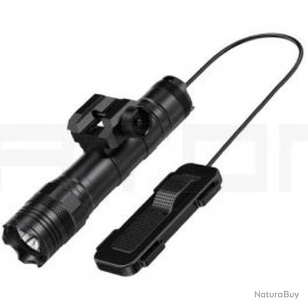 Lampe Tactique Skywoods L70192 - 1250 Lumens Puissants - Montage Rail Picatinny - clairage Prcis e