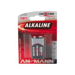 Pile Alcaline Ansmann 6LR61 9 Volts - Haute Performance - Longue Durée - Fiabilité sur le Terrain 6L
