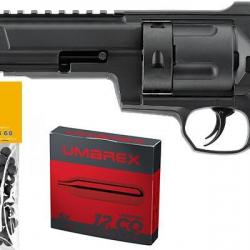 Pack revolver CO2 à balles de caoutchouc T4E TR 68 Gen2 - Cal.68 (16 Joules max)