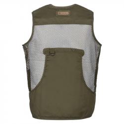 Gilet De Chasse Filet Savane Kaki 4XL - PERCUSSION