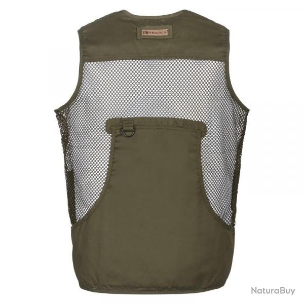 Gilet De Chasse Filet Savane Kaki S - PERCUSSION