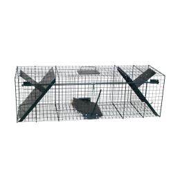 PIÈGE POUR RATON LAVEUR 2 ENTRÉES, 100 X 30 X 30 CM