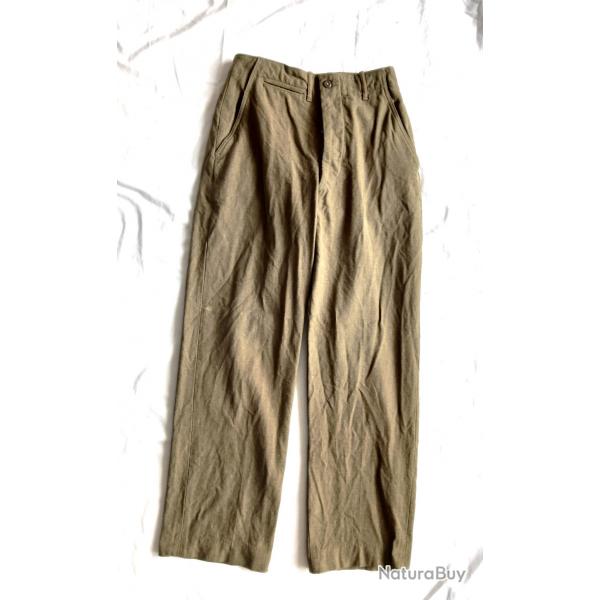 Uniforme - US433450a Troussers wool serge OD, light shade special