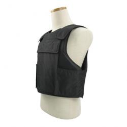 GILET PARE BALLES 3A AVEC PORTE PLAQUES TRES DISCRET NOIR TAILLE M/L/XL EN PE GARANTIE 10 ANS+OPTION