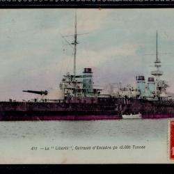 CPA -MARINE MILITAIRE - La  " LIBERTÉ "  Cuirasse  d'Escadre de 15.000 Tonnes - N°3866