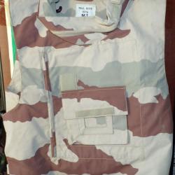 GILET PARE ECLATS DE L'ARMEE FRANCAISE,1996,TAILLE MT 96 A 105 CM TOUR DE POITRINE ,AVEC GUIDE USAGE