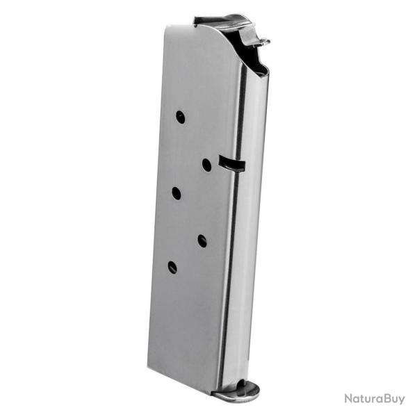 chargeur pistolet 1911 cal 45 acp capacit 7 cartouches inox