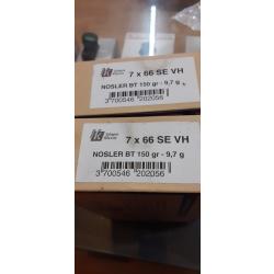 2 boites de balles 7*66 SEVH 150gr