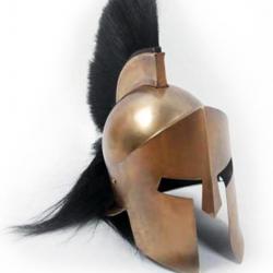 Casque Léonidas avec plume