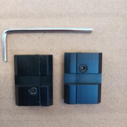 Adaptateur rail 11mm vers picatinny
