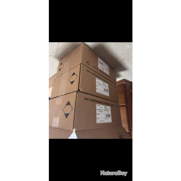 CARTOUCHE BALL TRAP T10028g CAL12/70 PLOMB N7,5 X250