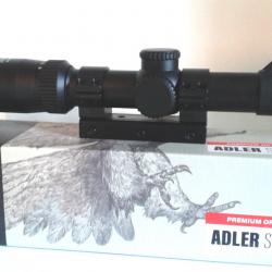 LUNETTE ARCEA ADLER 1-6x24 + montage monobloc + 2 piles