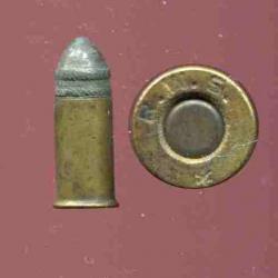 .320 Bull Dog - marquage : RWS * - balle plomb conique avec 2  molletages