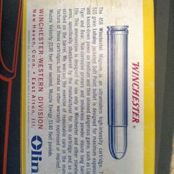 Munitions 458 Winchester