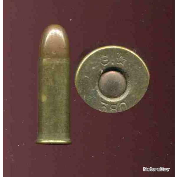 .380 Long - marquage SFM :  G* 380 - tui laiton 24 mm - amorce cuivre