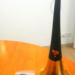 Corne Pavillon 40cms Kevlar Tête De Sanglier Brodée Orange - JANUEL