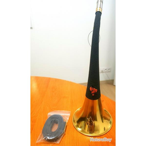 Corne Pavillon 40cms Kevlar Tte De Sanglier Brode Orange - JANUEL