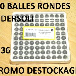 500 balles rondes DAVIDE PEDERSOLI Calibre 36 .350 à 25.00 Euros !!!!!!- VENDU PAR JEPERCUTE(SI400)