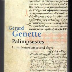 Palimpsestes. La littérature au second degré Gérard Genette collection points