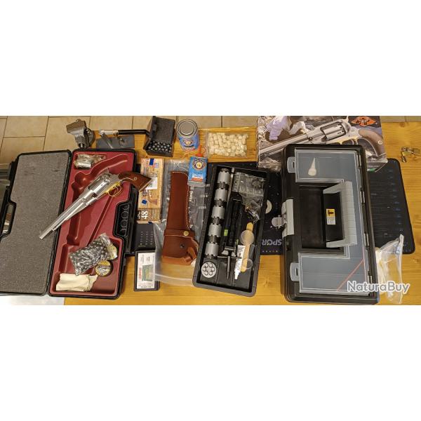 PIETTA model Remington 1858 NEW MODEL ARMY INOX + un chargeur et le necessaire de rechargement