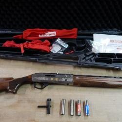 FUSIL SEMI AUTO BENELLI DUCA MONTEFELTRO SILVER CAL.20/76 + MALETTE ETAT COMME NEUF OCCASION