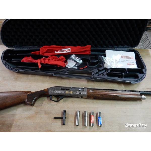 FUSIL SEMI AUTO BENELLI DUCA MONTEFELTRO SILVER CAL.20/76 + MALETTE ETAT COMME NEUF OCCASION