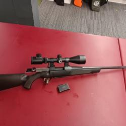 Carabine a bolt 222rem + lunette barska huntmaster 3-12x50