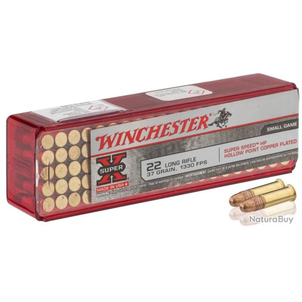 Cartouches  super X Cal.22LR   boite de 100