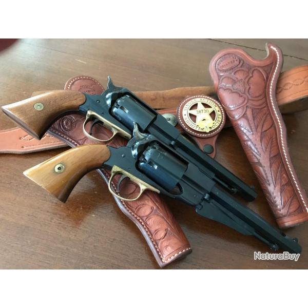 Paire de revolvers Remington Navy .36 PN Euroarms