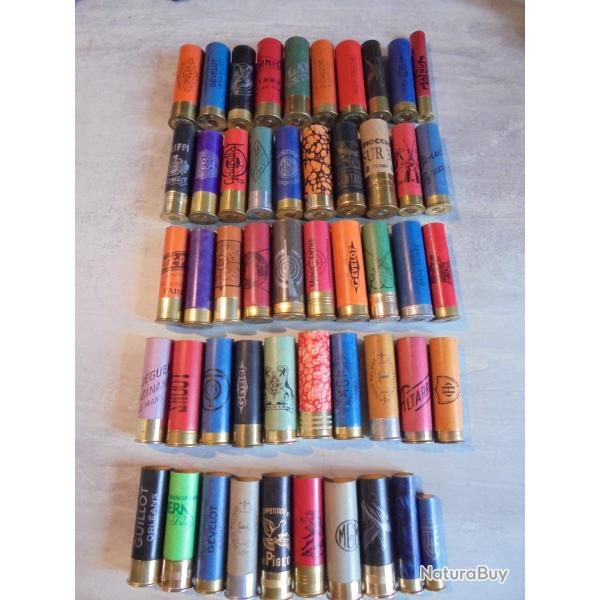 SUPERBE LOT DE 50 DOUILLES ANCIENNES  JAMAIS CHARGEES POUR COLLECTIONNEURS N5