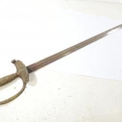 Ancien épée officier administration à restaurer. Mauvais état