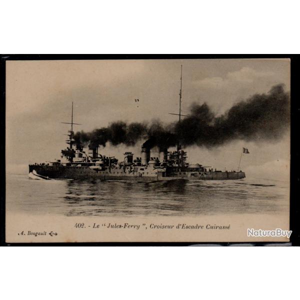 CPA- MARINE MILITAIRE - Le " Jules - Ferry  " Croiseur d'Escadre Cuirasse N3245