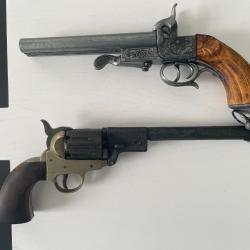 Duo pistolets de decoration