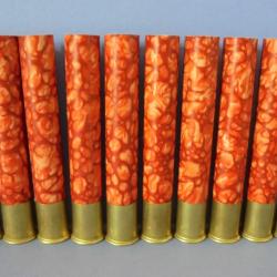 SUPERBE LOT DE 10 DOUILLES ANCIENNES MANUFRANCE CAL.410  POUR LA  COLLECTION