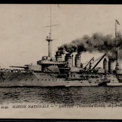 CPA- MARINE NATIONALE - " DANTON " Cuirasse d'Escadre N°3385